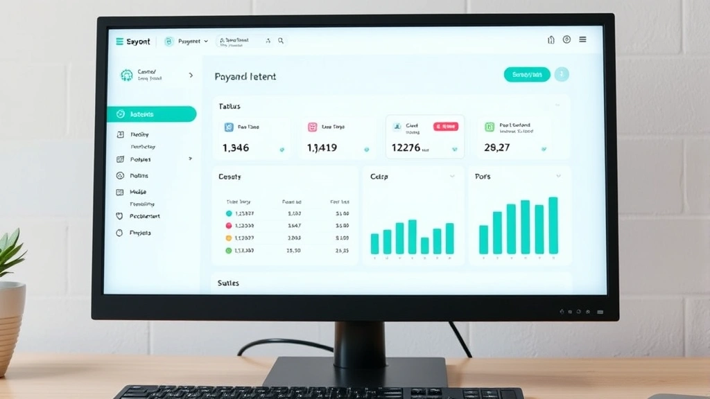 kern county treasurer and tax collector - 
Modern secure online payment portal interface on desktop computer screen, finan
