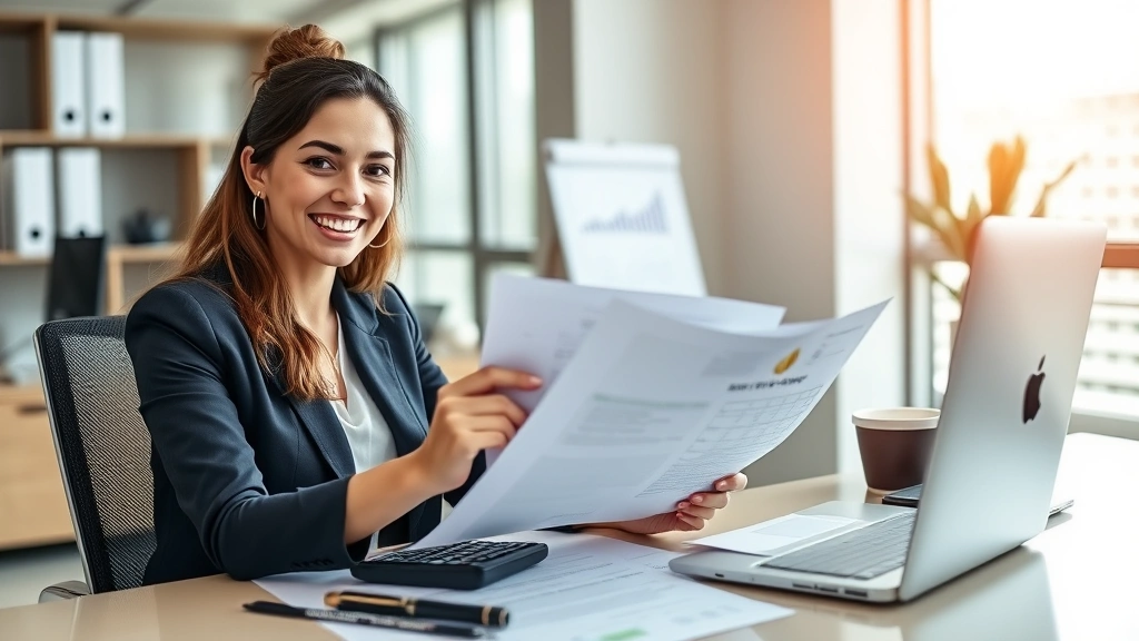 lennox 2025 tax credit certificates - 
Friendly female CPA reviewing tax documents and energy efficiency certificates 