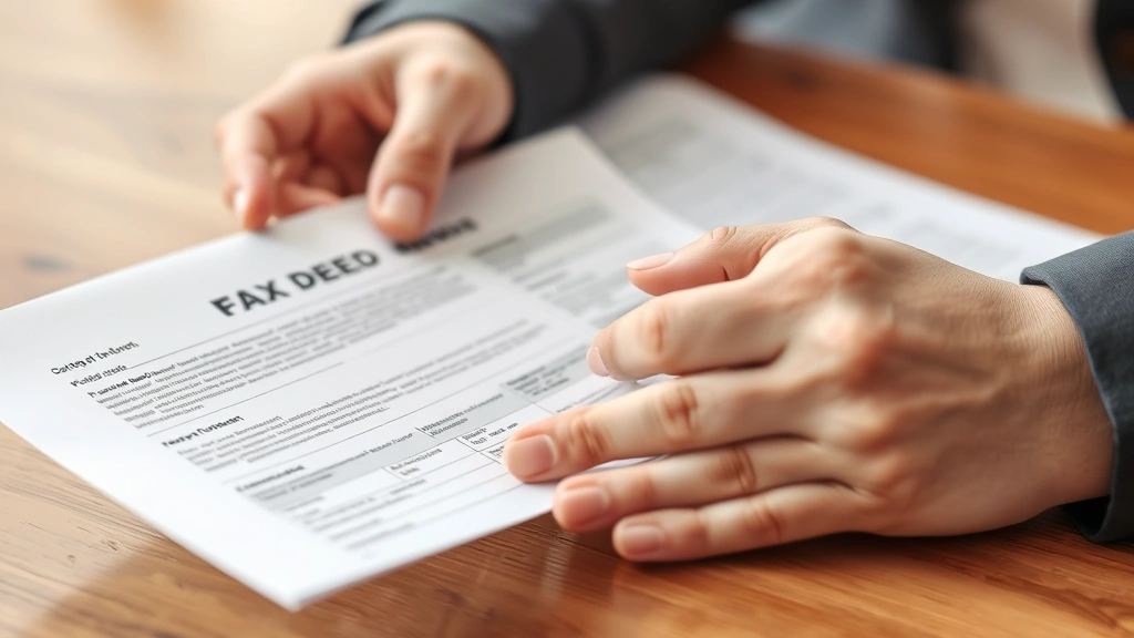 levy county florida property tax - 
Close-up of hands holding property deed and tax bill with pen ready to sign
