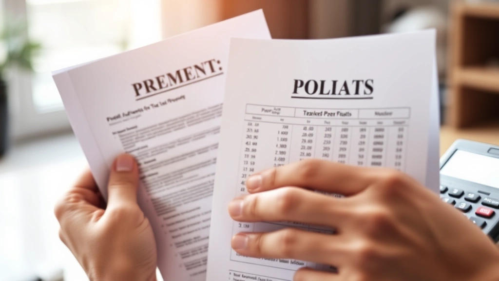 lexington county property taxes -
Close-up of hands holding property deed and tax bill documents, calculator visi