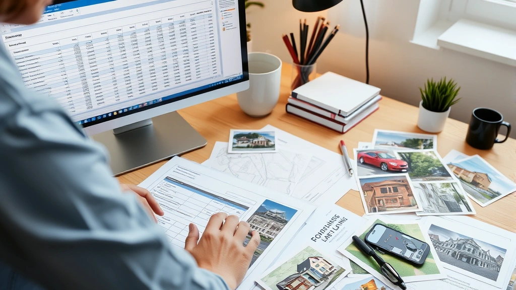 luzerne county tax claim - 
Person reviewing financial spreadsheet on computer monitor with property photos