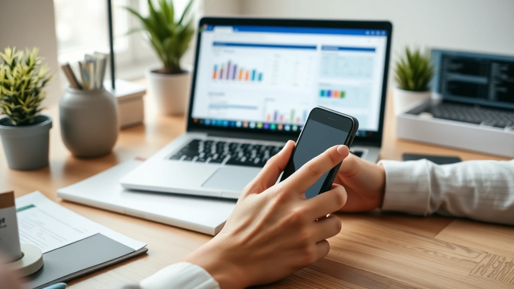 maine sales tax rate - 
Person using laptop and smartphone for online sales business, managing e-commer