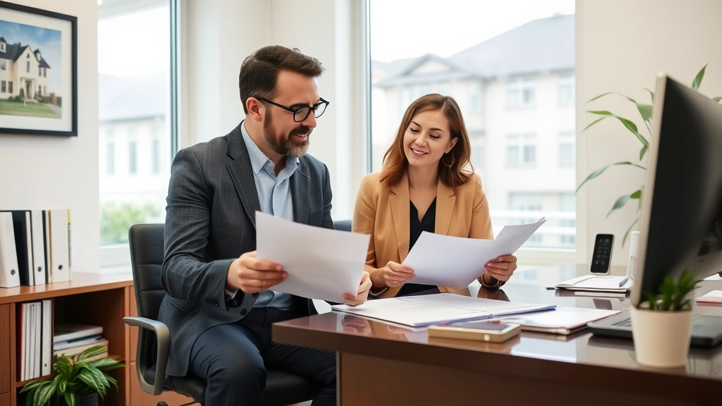manatee county property taxes - 
Diverse couple meeting with property tax consultant in office reviewing home as