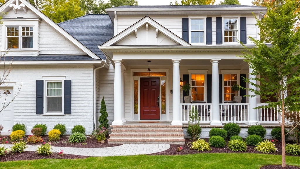 maryland homeowners tax credit - 
Modern Maryland home exterior with well-maintained landscaping and front entran