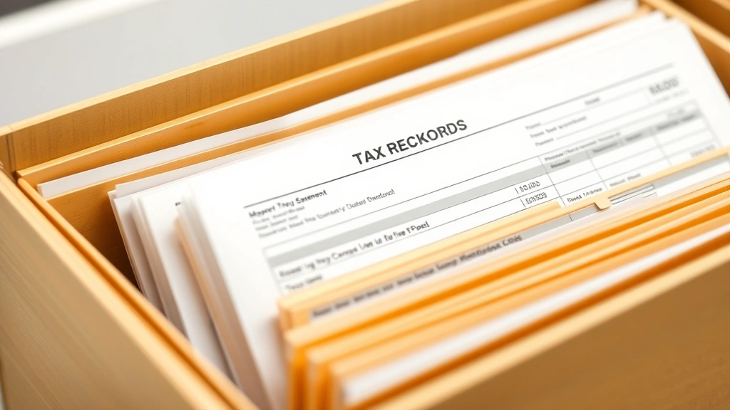 maryland homeowners tax credit - 
Organized file folder with property tax records, mortgage statement, and tax fo