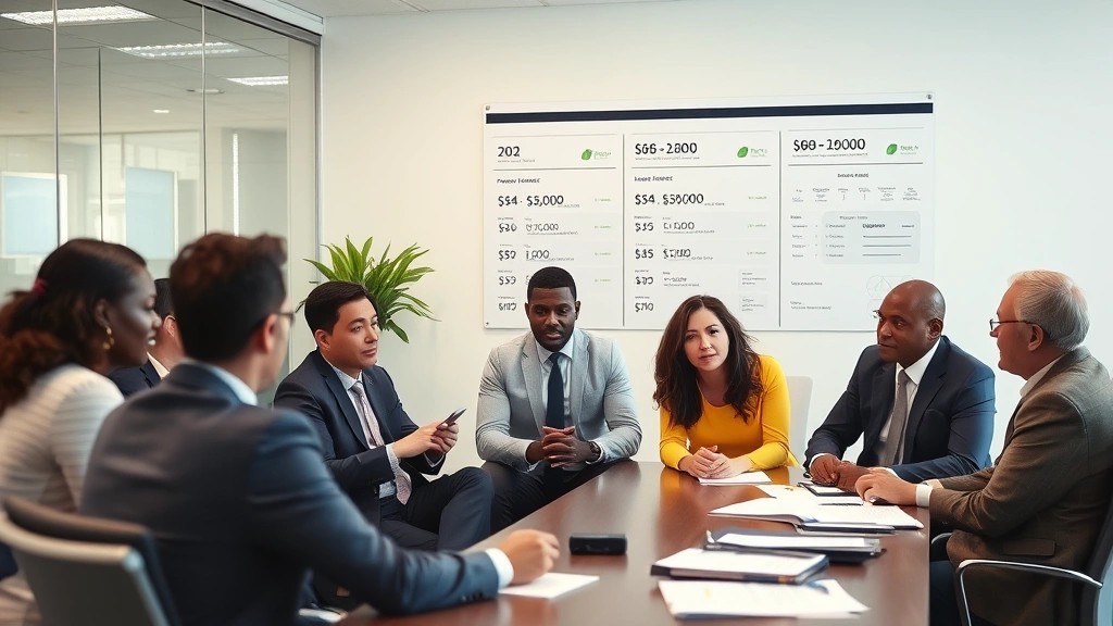 michigan income tax payment - 
Diverse group in professional office environment discussing tax deadlines and p