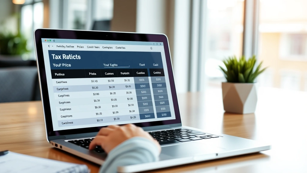 missouri car sales tax -
Business professional comparing vehicle pricing quotes and tax rates on laptop