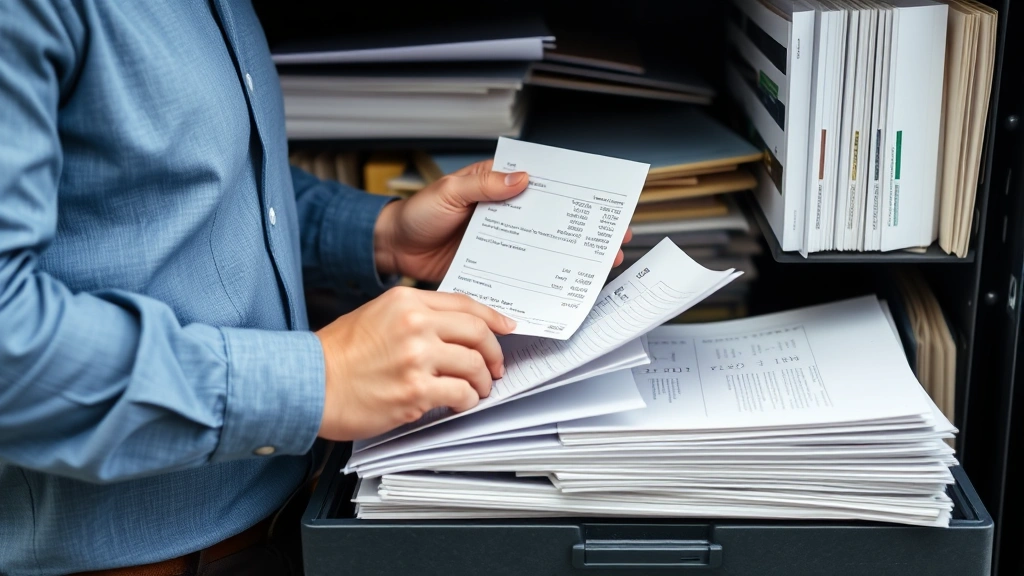 missouri car sales tax law changes - 
Professional accountant organizing vehicle purchase receipts and tax documents 