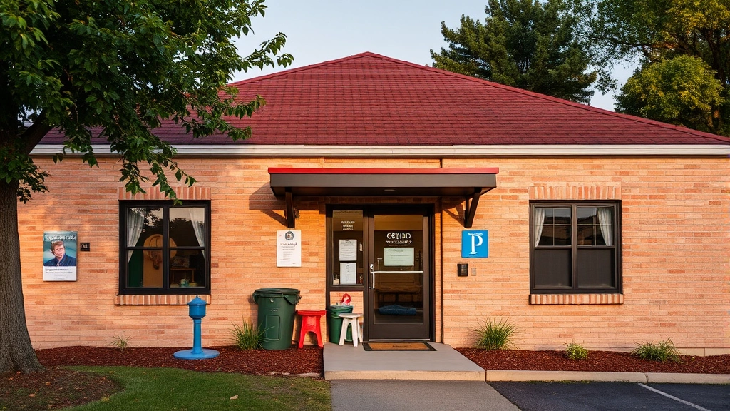 nonprofit tax-exempt status removal proposal - 
Community nonprofit building exterior (food bank
