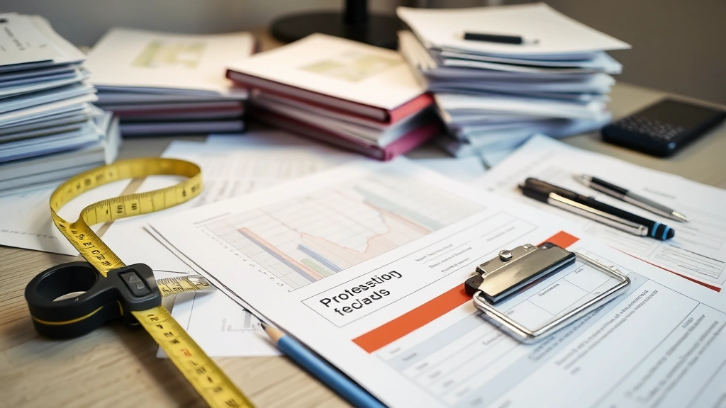 nueces county tax appraisal - 
Organized file folders and property records spread across desk with measuring t