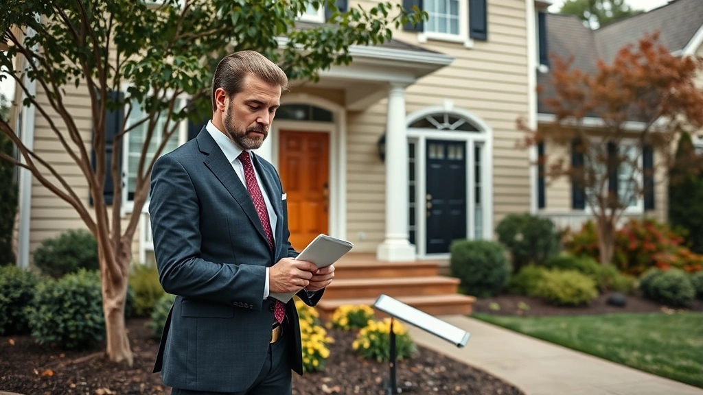 nueces county tax appraisal - 
Professional appraiser taking notes while standing in front of residential home