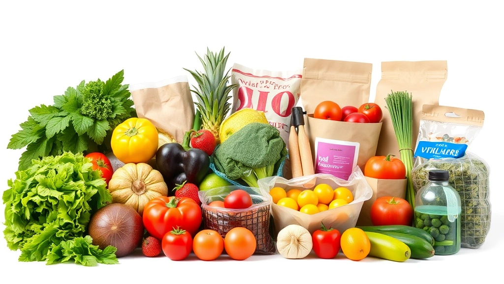 nyc food tax - 
Close-up of diverse fresh groceries including vegetables, fruits, and packaged 