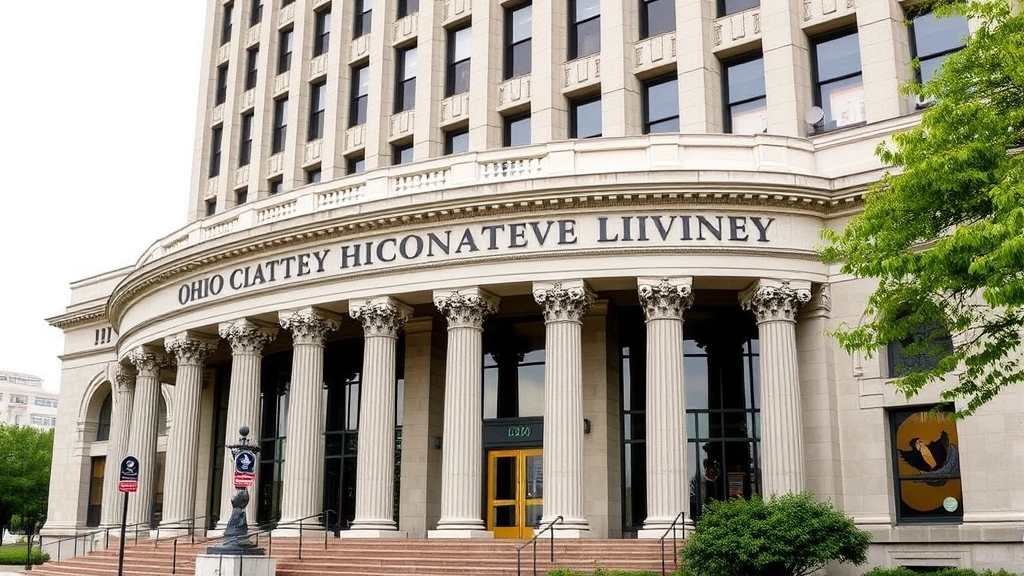 ohio rita taxes -
Municipal building exterior representing Ohio city government collecting local