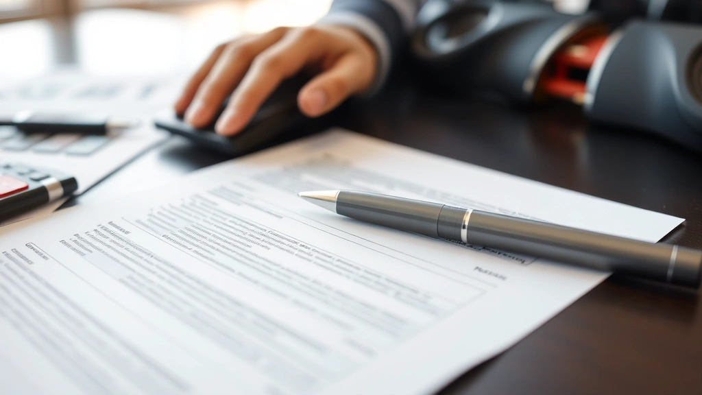 ohio sales tax on cars - 
Close-up of car sales contract and pen on dealership desk with calculator and f