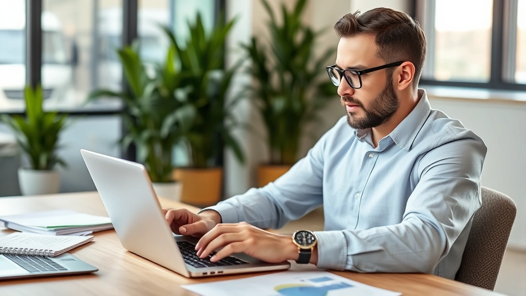 pa gas tax - 
Business owner reviewing transportation costs and fuel budget spreadsheet on la