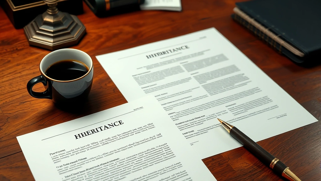 pa inheritance tax rates - 
and inheritance documents spread on mahogany desk with coffee cup
