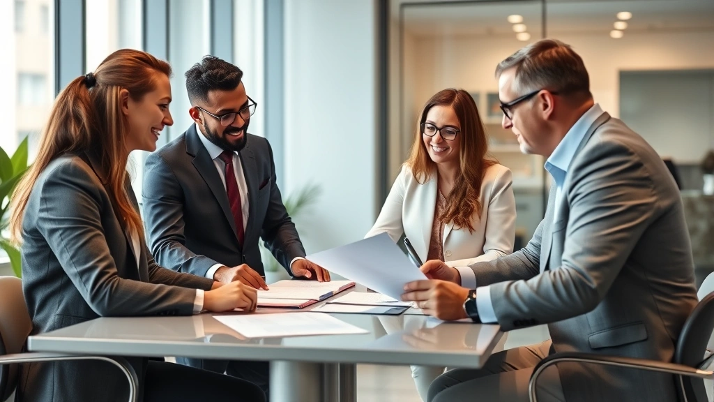 pay maryland income tax online - 
Diverse team of financial professionals in modern office having a consultation 