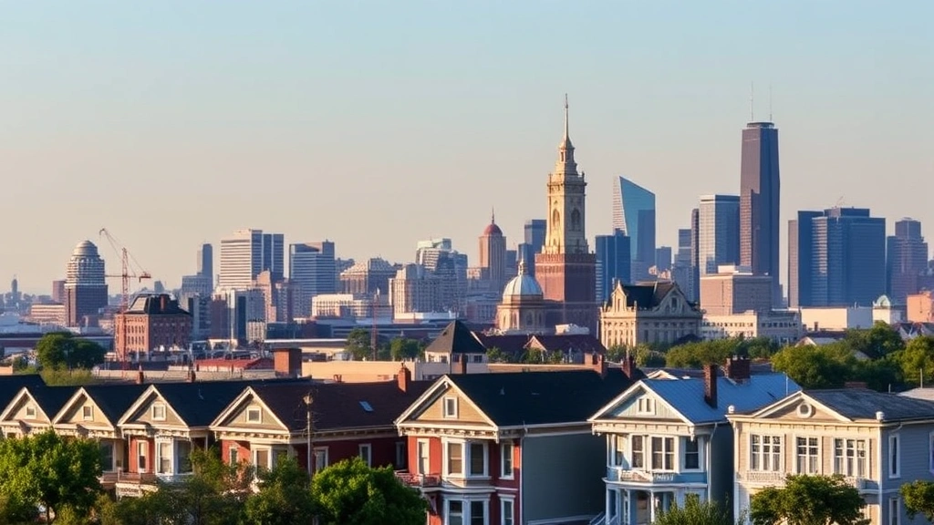 philadelphia board of revision of taxes - 
Philadelphia city skyline with residential properties in foreground, representi