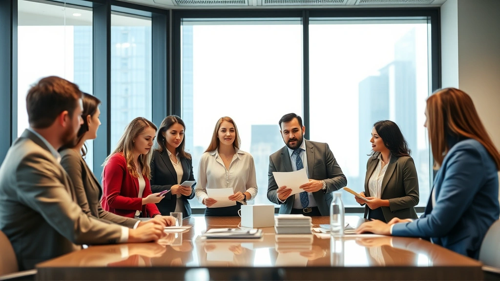 philadelphia pa wage tax - 
Diverse group of professionals in business casual attire discussing finances in