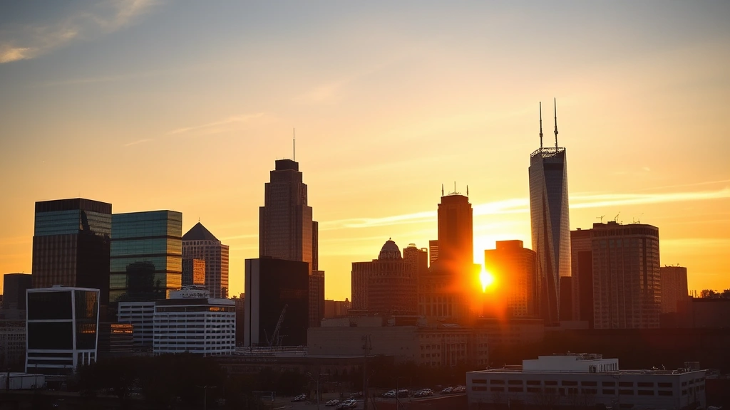 philadelphia pa wage tax - 
Modern city skyline of Philadelphia during golden hour with business district b