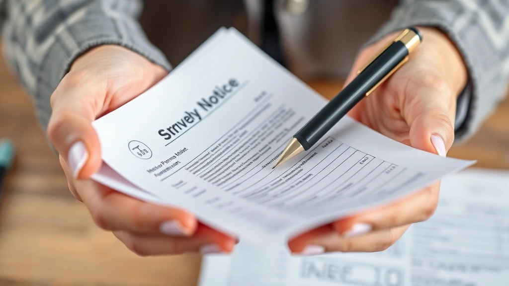 philadelphia real estate tax - 
Close-up of hands holding property deed and assessment notice with pen
