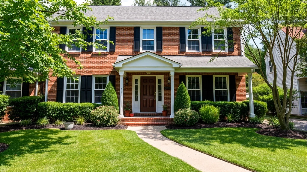 property tax in pg county maryland - 
Suburban Maryland home exterior with manicured lawn, representing residential p