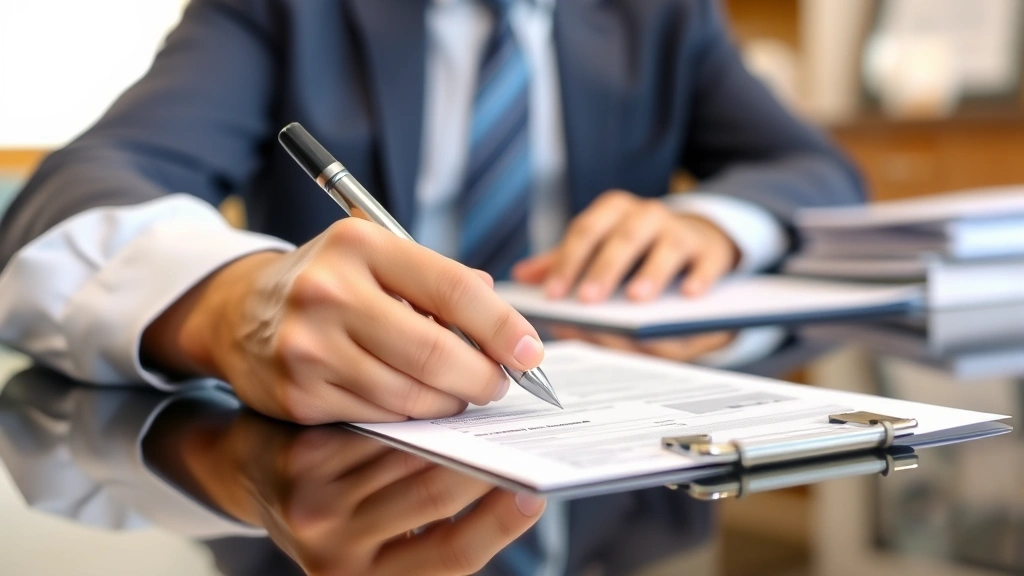 richland county real estate taxes - 
Close-up of hands signing property tax appeal form with county appraiser office