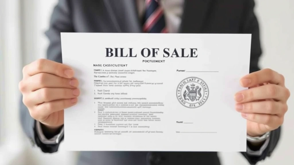 sales tax for cars in ma - 
Person holding a bill of sale document with Massachusetts state seal visible, i
