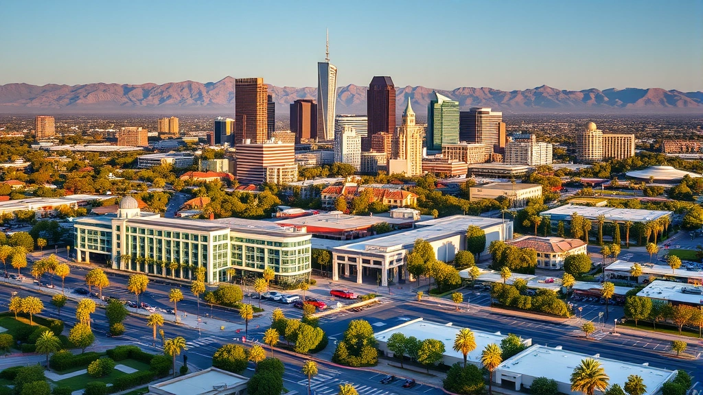 sales tax in irvine ca - 
California city skyline of Irvine with modern buildings and commercial district