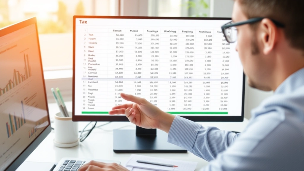 sales tax in missouri for vehicles - 
Business professional reviewing financial spreadsheet on computer screen showin