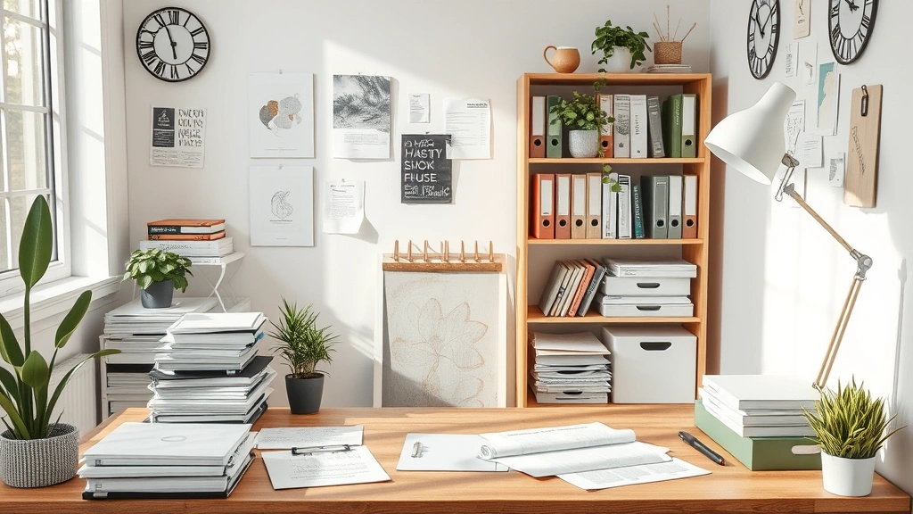 sales tax in reno - 
home office environment with organized paperwork nearby
