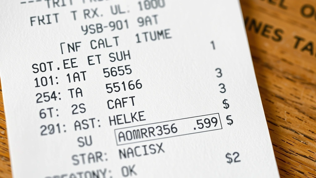 sales tax in reno - 
Close-up of receipt showing itemized purchases with sales tax calculation highl