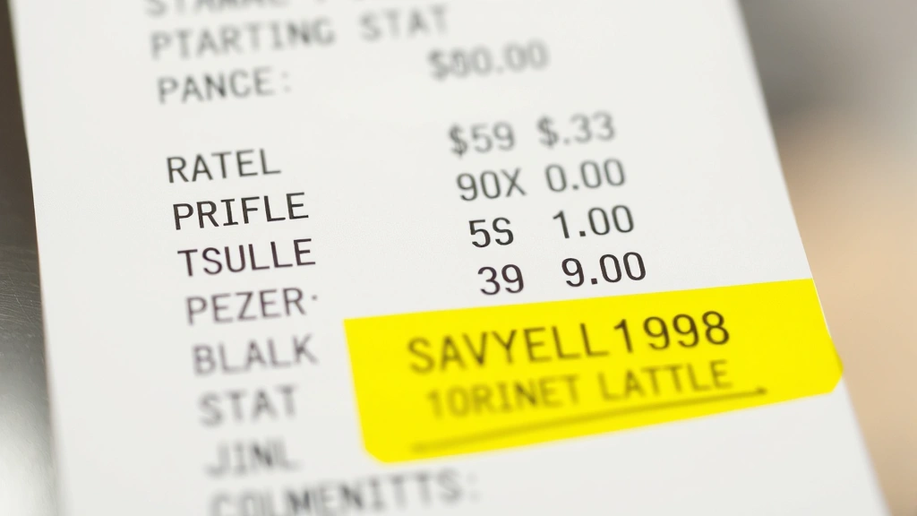 sales tax pasadena california - 
Close-up of retail receipt showing itemized purchases with sales tax calculatio