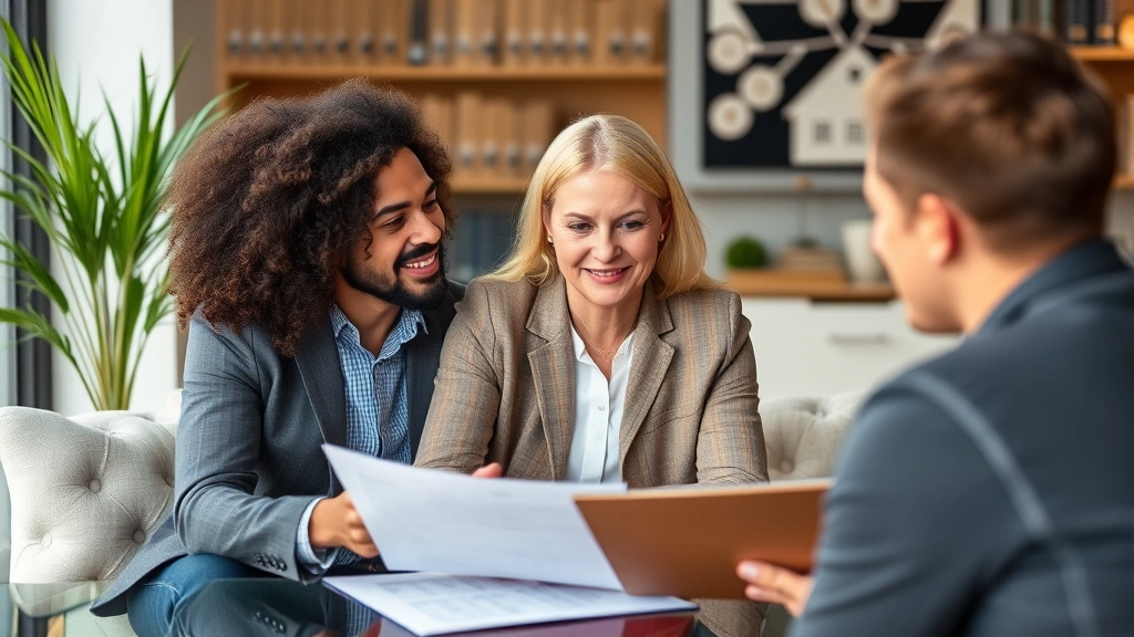 santa clara county property tax lookup - 
Diverse couple meeting with financial advisor to discuss property tax planning
