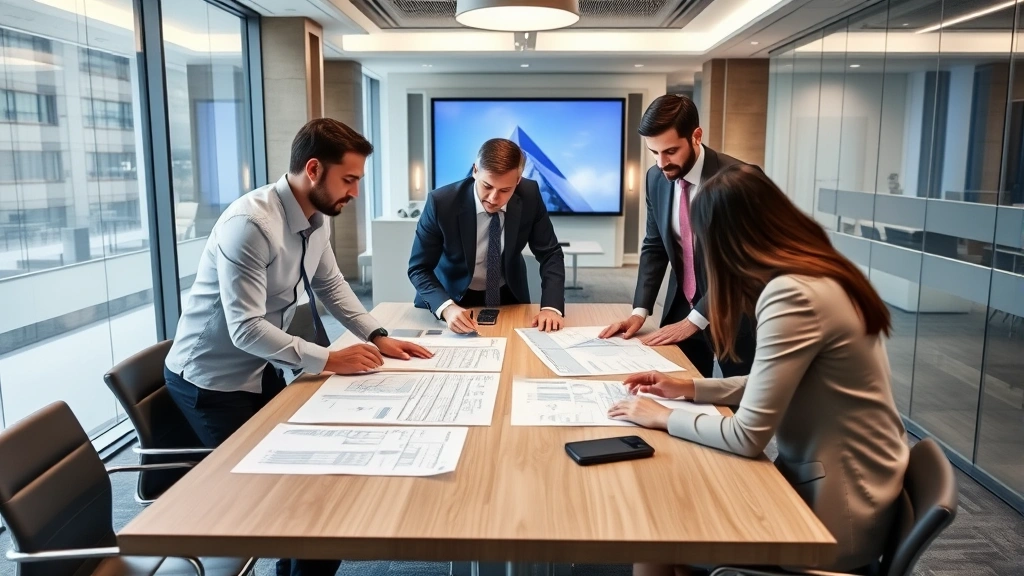 sdt: cutting datacenter tax through simultaneous data-delivery threads - 
Modern office conference room with professionals collaborating on strategic pla