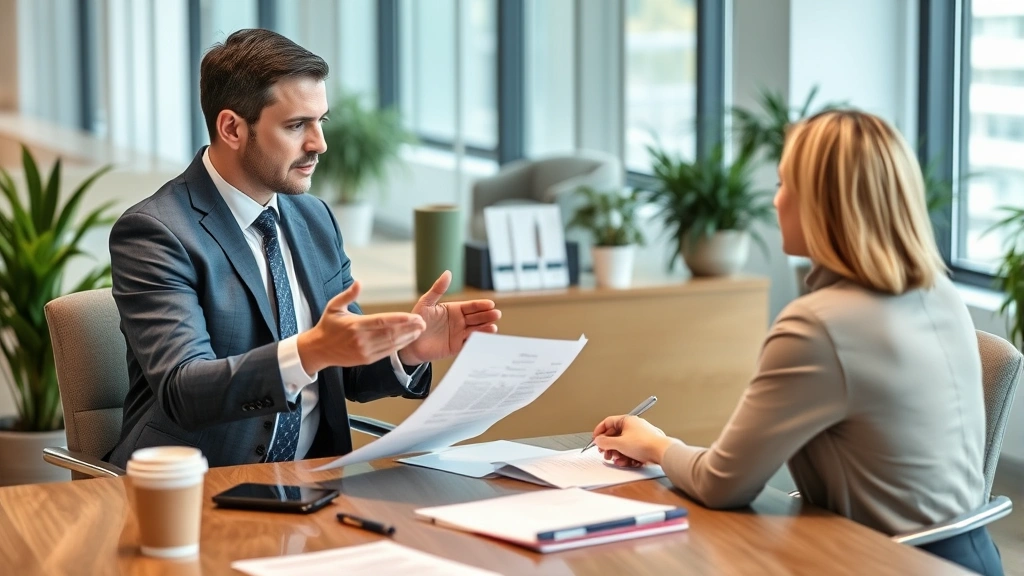 settlement tax calculator - 
Male CPA or tax professional in business attire explaining settlement tax impli