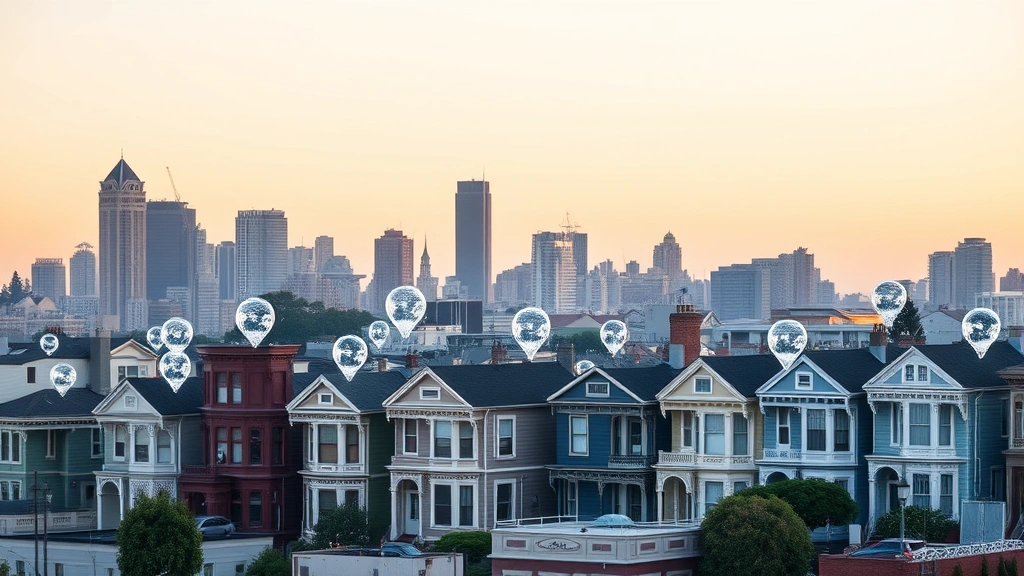 sftreasurer.org property tax - 
San Francisco city skyline with residential buildings representing property own