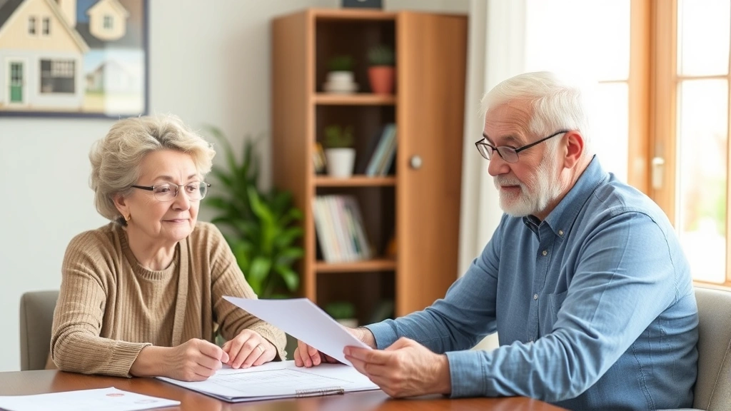 sonoma county ca tax collector - 
Senior homeowner reviewing assessment appeal documents with helpful county staf