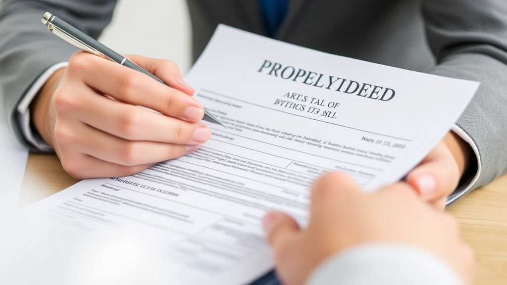 spring branch isd tax office -
Close-up of hands reviewing property deed and tax bill with pen and notepad for