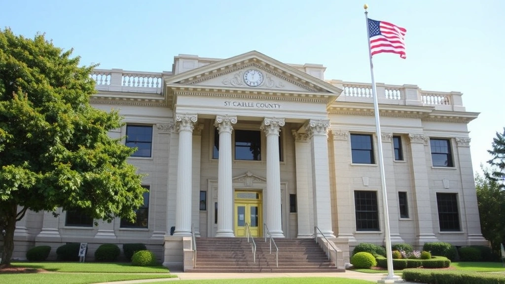 st charles personal property tax - 
St. Charles County government building exterior with classical architecture and