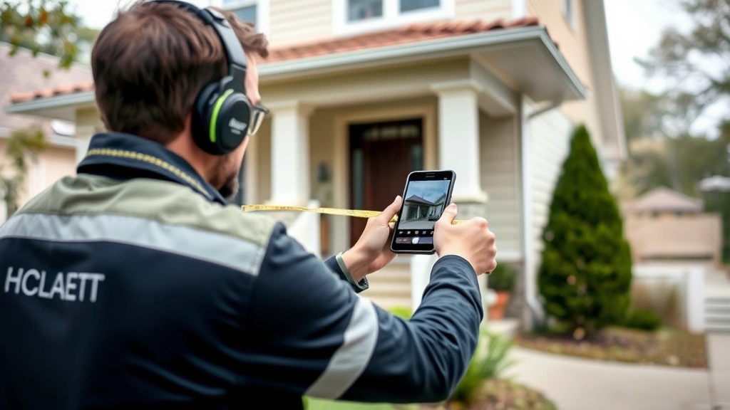 st tammany tax assessor - 
Property appraiser taking measurements and photos of residential home exterior 
