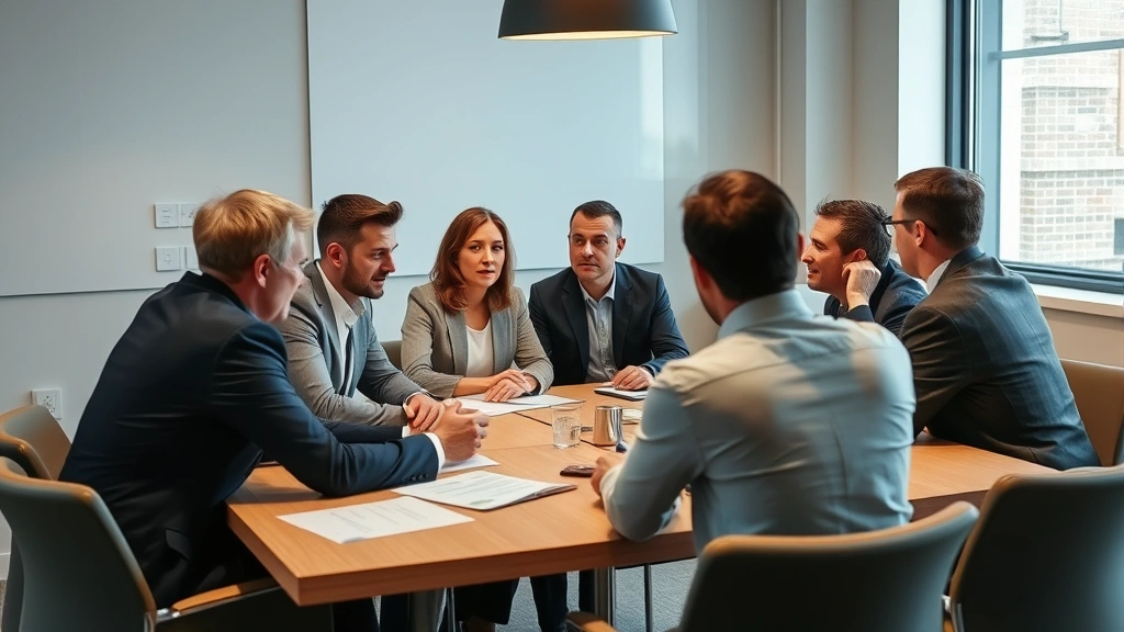 stamford tax collector - 
Diverse group in professional meeting discussing property assessment and tax st