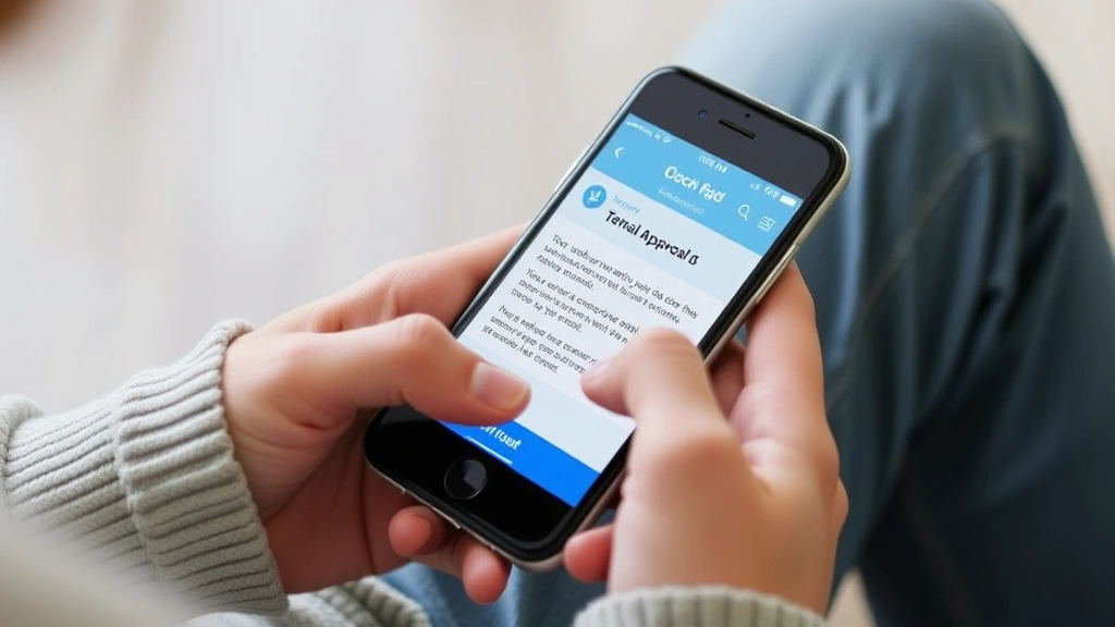 status of pennsylvania tax refund - 
Person checking email or notification on smartphone showing tax refund approval