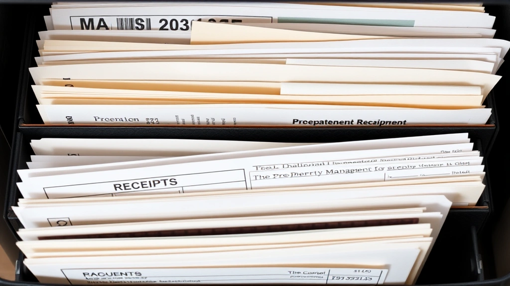 str tax loophole -
Organized filing system with tax documents, receipts, and property management r