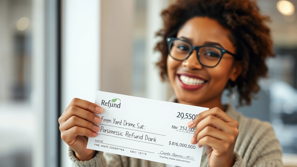 tabor tax refund 2025 - 
Person holding refund check with satisfied expression
