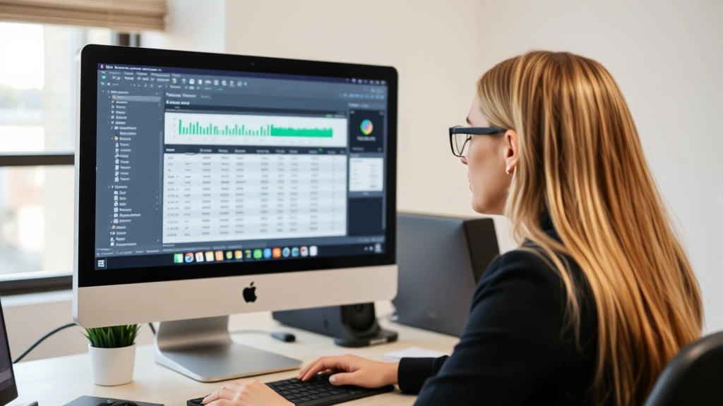 tabor tax refund 2025 - 
Professional woman at computer screen showing tax software interface
