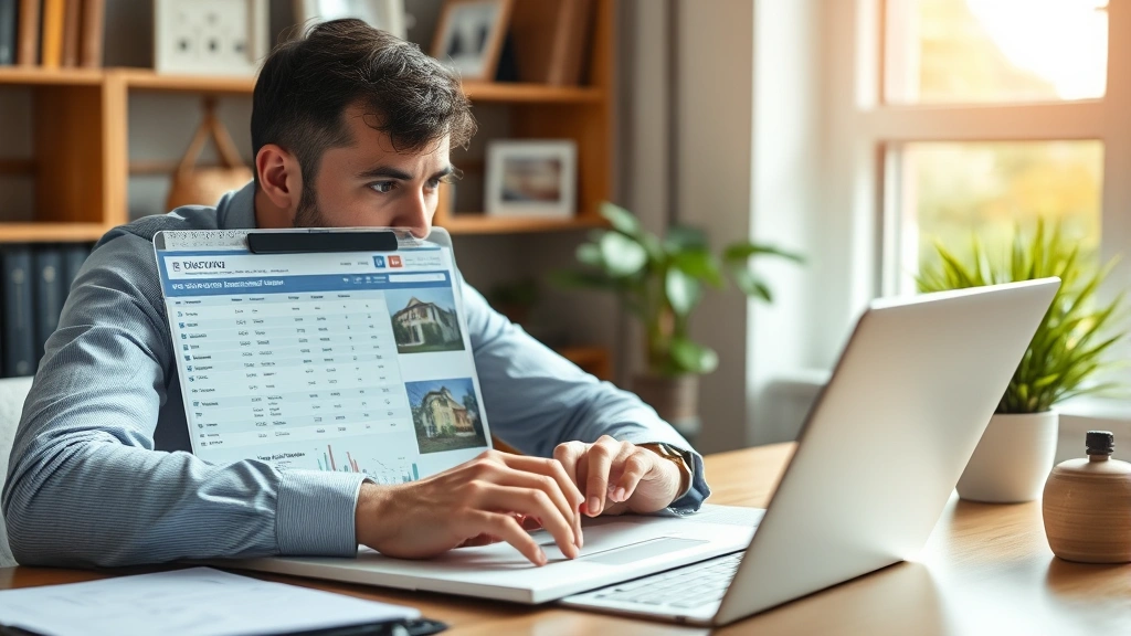 tax certificates - 
Real estate investor studying property records and tax certificate auction list