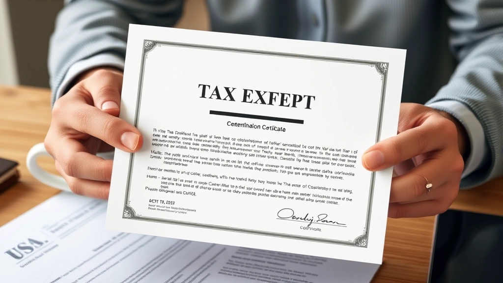 tax exempt form pa -
Close-up of hands holding certified tax exempt certificate and IRS determinatio