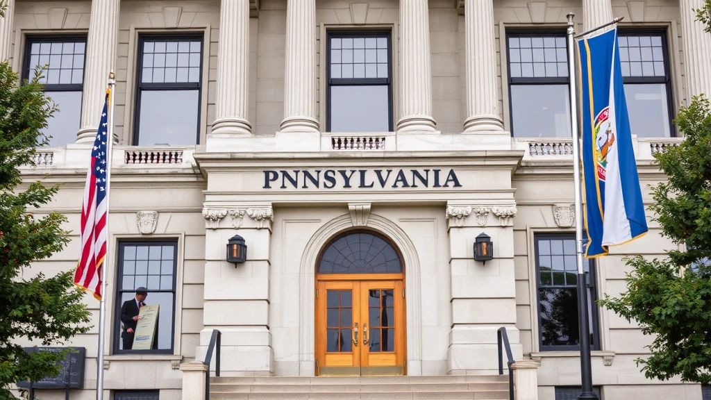 tax exempt form pa -
Pennsylvania state building exterior with official government signage