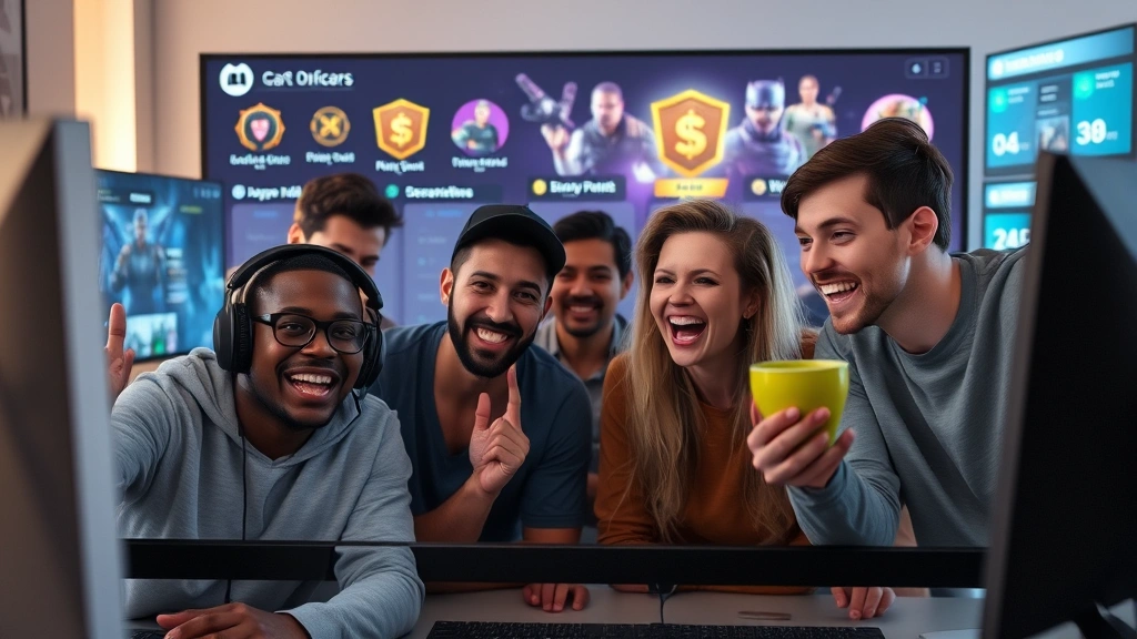 tax fraud tycoon codes - 
Team of diverse gamers in Discord voice chat on computer screen, celebrating wi